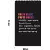 imageBlack Sketch Drawing Paper Pad 55x85 inches 60 Sheets 92LB150gsm Heavyweight DoubleSided Hard Cover Spiral Bound for Colored Pencil Oil Pastel Charcoal Graphite Gel Pen Ink Chalk
