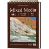 imageMixed Media Sketchbook 9quot x 12quot  Multimedia Sketchbook Hardcover Spiral Bound 60 Sheets 98lb160gsm Mixed Media Paper Watercolor Sketchbooks for Wet ampamp Dry Media Painting Drawing ampamp Art SuppliesBurgundy