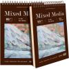 imageMixed Media Sketchbook 9quot x 12quot  Multimedia Sketchbook Hardcover Spiral Bound 60 Sheets 98lb160gsm Mixed Media Paper Watercolor Sketchbooks for Wet ampamp Dry Media Painting Drawing ampamp Art SuppliesBurgundy
