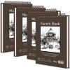 imagePurple Sketch Book for Women  9quotx12quot Girls Sketch Book 100 Sheets 73lb120gsm Drawing Paper for Kids Art Supplies for Girls Ages 812 Beginners and Adults 1PackBrown
