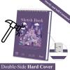imagePurple Sketch Book for Women  9quotx12quot Girls Sketch Book 100 Sheets 73lb120gsm Drawing Paper for Kids Art Supplies for Girls Ages 812 Beginners and Adults 1PackPurpIed