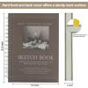 imageSketch Book 9x12  Sketchbook for Drawing  100 Sheets 68 lb100gsmDrawing Pad with Sided Spiral Bound Sketch Pads for Drawing for Adults for Beginners55 x 85 Side Wire 2 Pack