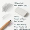 imageSmall Sketchbook 55quot x 85quot  2 Pack Top Spiral Mini Sketch Pad Small Sketch Book Hard Cover 100 Sheets Each 68lb100gsm  Mini Drawing Paper for Kids Portable Drawing Pad for Beginners ampamp ArtistsBlue