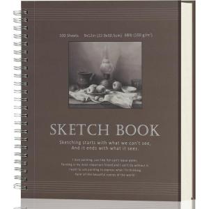 imageSketch Book 9x12  Sketchbook for Drawing  100 Sheets 68 lb100gsmDrawing Pad with Sided Spiral Bound Sketch Pads for Drawing for Adults for Beginners9 x 12 Side Wire 1 Pack