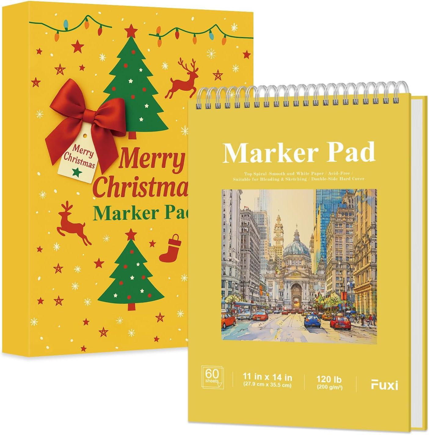 imageFuxi Art Supplies for Kids 912 Stocking Stuffers  Art Set with 60Sheet 73lb120gsm Sketch Book for Kids Ages 812 Jumbo Colored Pencils ampamp Crayons  Ideal Christmas Gifts for GrandkidsYellow