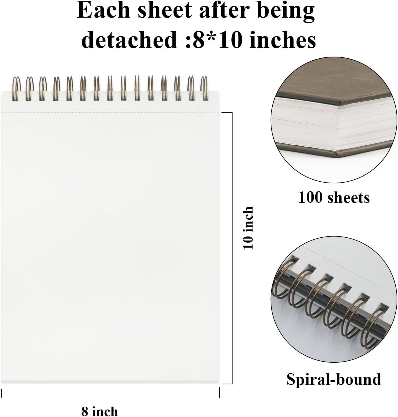 imageFuxi Art Supplies for Kids 912 Stocking Stuffers  Art Set with 60Sheet 73lb120gsm Sketch Book for Kids Ages 812 Jumbo Colored Pencils ampamp Crayons  Ideal Christmas Gifts for GrandkidsBrown