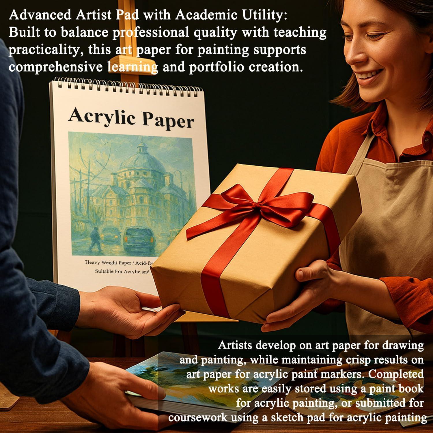 imageFuxi Art Supplies for Kids 912 Stocking Stuffers  Art Set with 60Sheet 73lb120gsm Sketch Book for Kids Ages 812 Jumbo Colored Pencils ampamp Crayons  Ideal Christmas Gifts for GrandkidsWhite