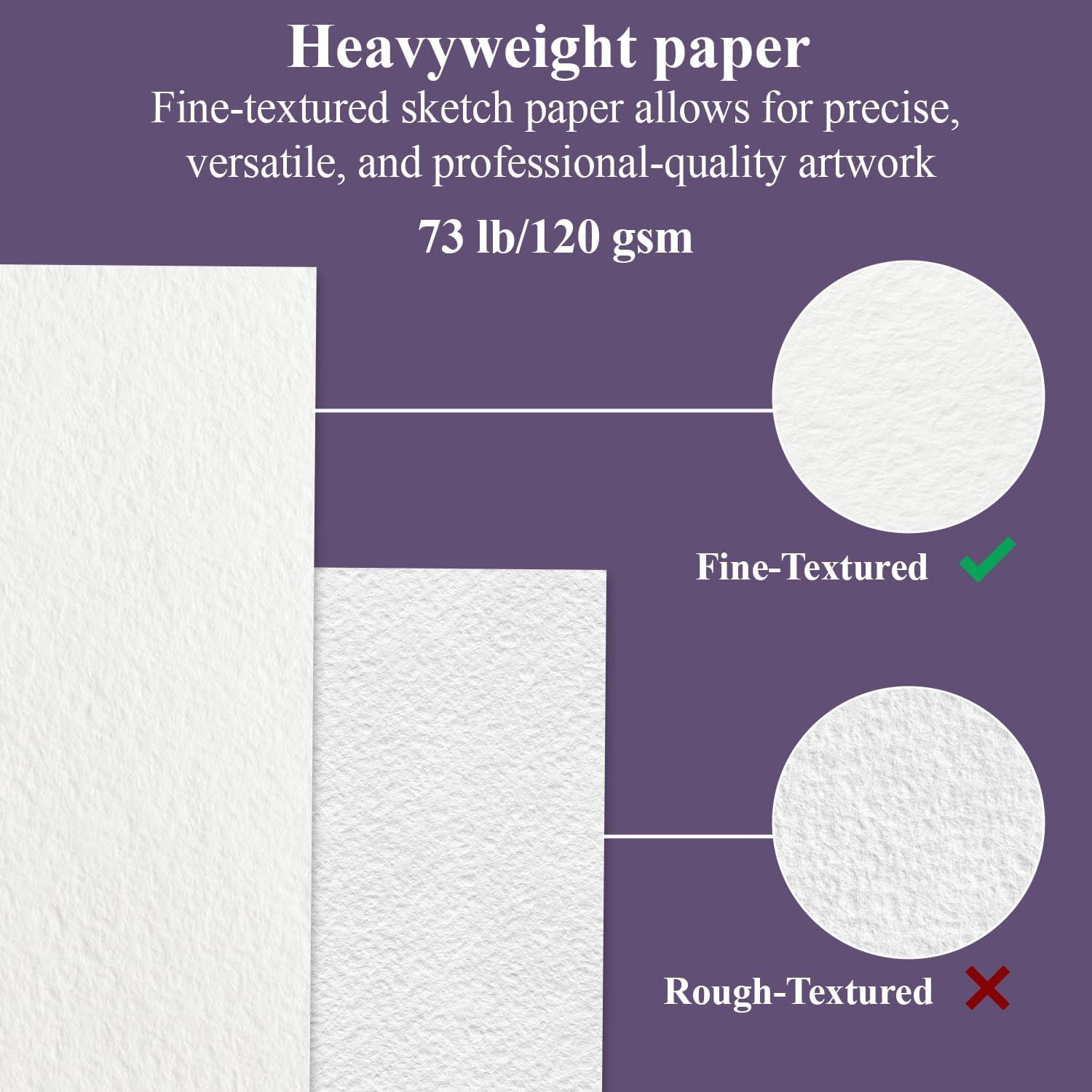 imageFuxi Art Supplies for Kids 912 Stocking Stuffers  Art Set with 60Sheet 73lb120gsm Sketch Book for Kids Ages 812 Jumbo Colored Pencils ampamp Crayons  Ideal Christmas Gifts for GrandkidsPurpIed