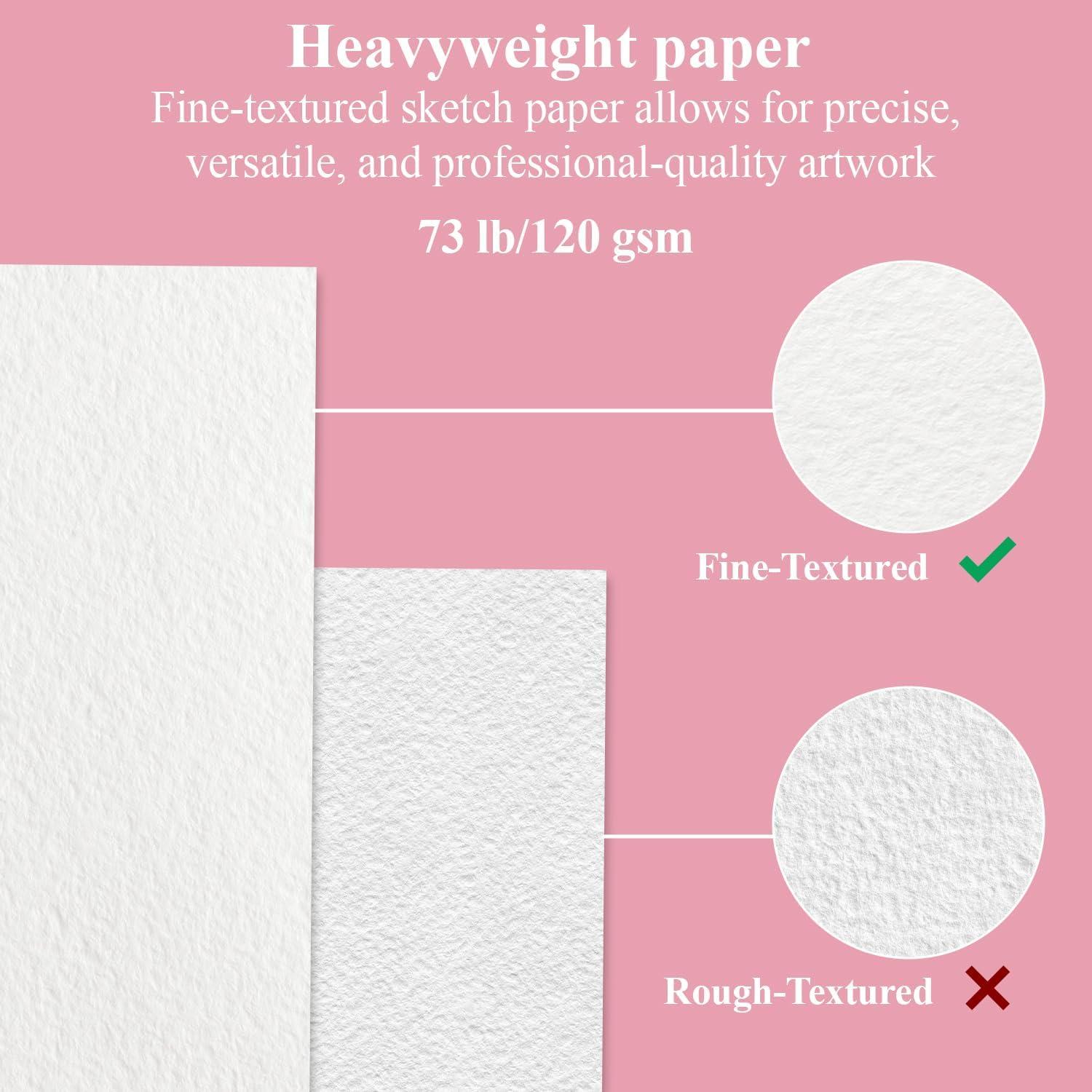 imageFuxi Art Supplies for Kids 912 Stocking Stuffers  Art Set with 60Sheet 73lb120gsm Sketch Book for Kids Ages 812 Jumbo Colored Pencils ampamp Crayons  Ideal Christmas Gifts for GrandkidsPink