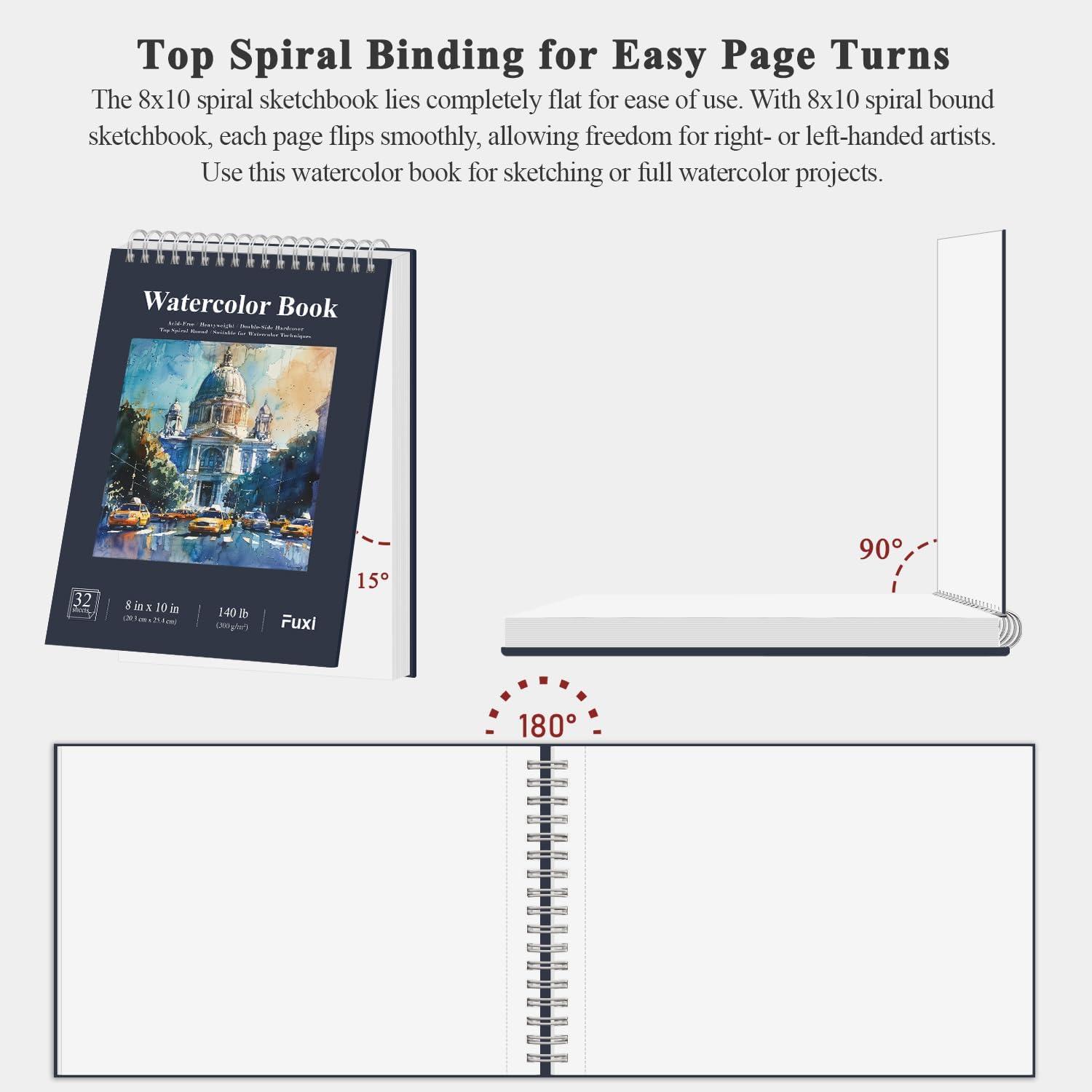 imageFuxi Art Supplies for Kids 912 Stocking Stuffers  Art Set with 60Sheet 73lb120gsm Sketch Book for Kids Ages 812 Jumbo Colored Pencils ampamp Crayons  Ideal Christmas Gifts for GrandkidsDark Blue