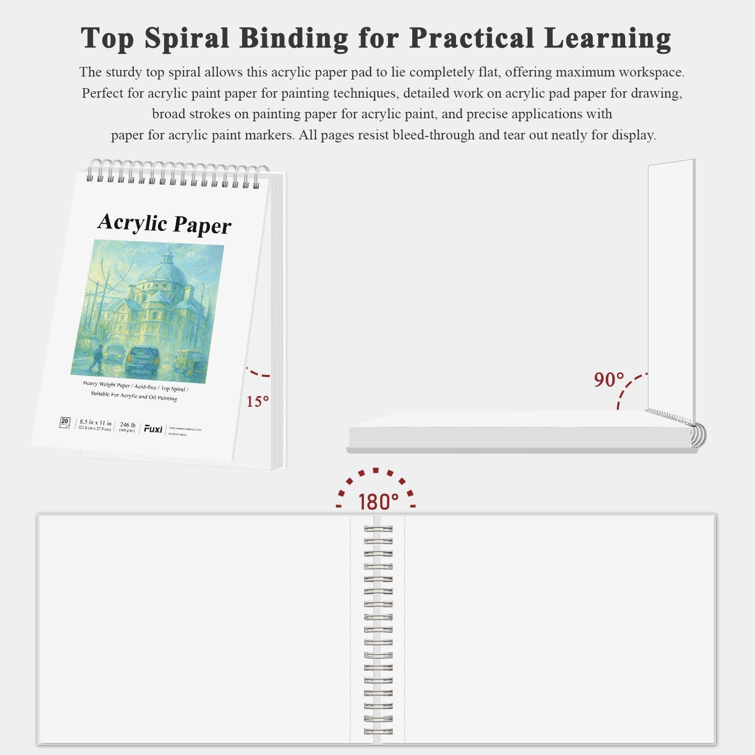 imageFuxi Art Supplies for Kids 912 Stocking Stuffers  Art Set with 60Sheet 73lb120gsm Sketch Book for Kids Ages 812 Jumbo Colored Pencils ampamp Crayons  Ideal Christmas Gifts for GrandkidsWhite