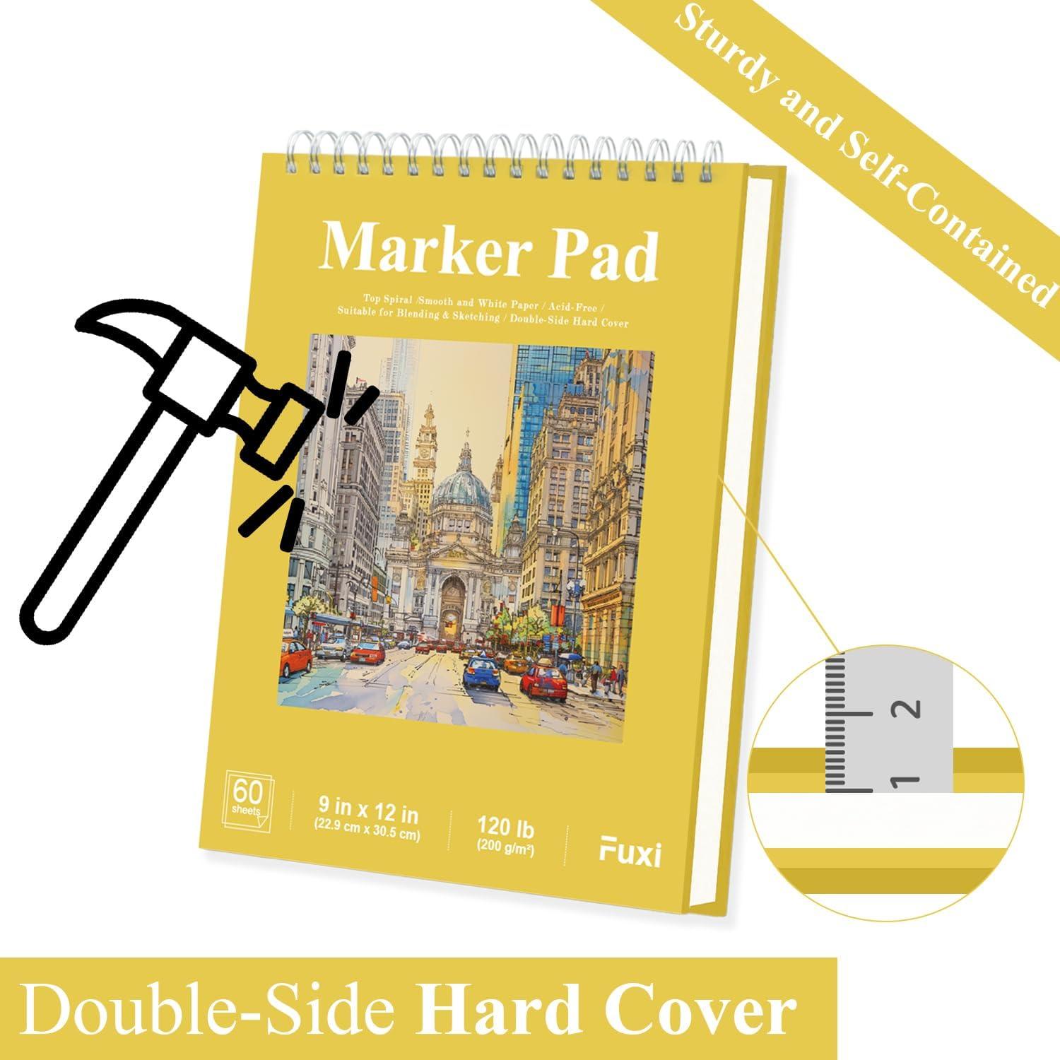 imageFuxi Art Supplies for Kids 912 Stocking Stuffers  Art Set with 60Sheet 73lb120gsm Sketch Book for Kids Ages 812 Jumbo Colored Pencils ampamp Crayons  Ideal Christmas Gifts for GrandkidsYellow