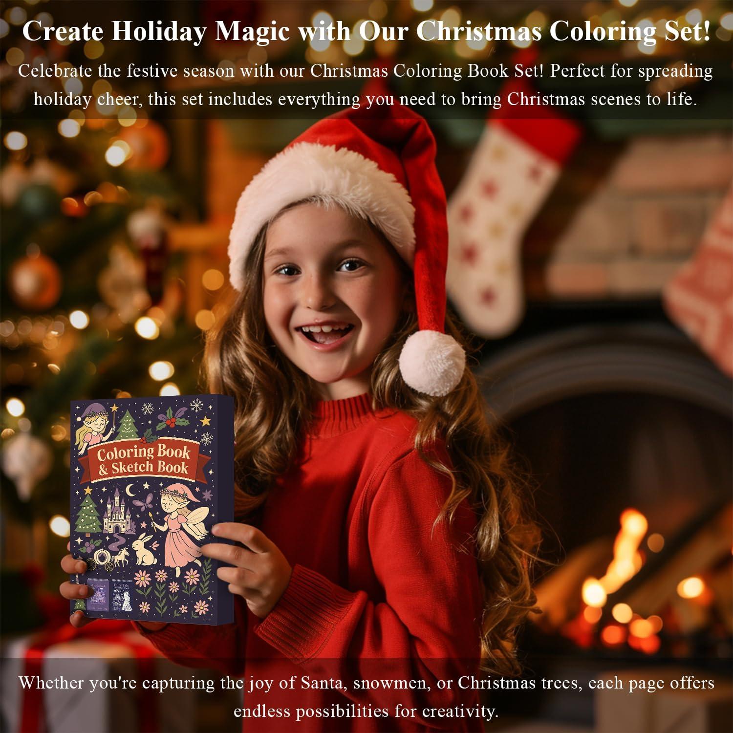 imageFuxi Art Supplies for Kids 912 Stocking Stuffers  Art Set with 60Sheet 73lb120gsm Sketch Book for Kids Ages 812 Jumbo Colored Pencils ampamp Crayons  Ideal Christmas Gifts for GrandkidsPurpIed