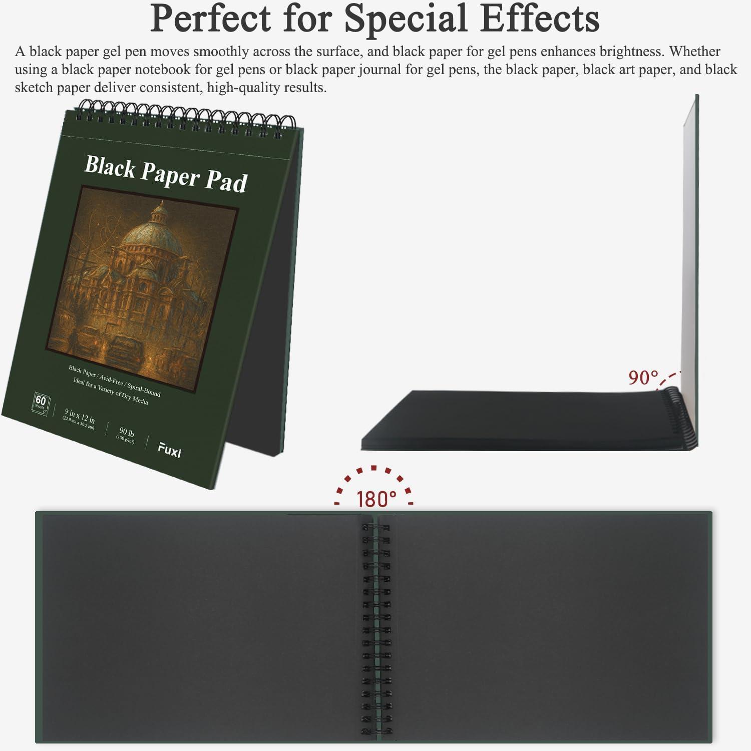 imageFuxi Art Supplies for Kids 912 Stocking Stuffers  Art Set with 60Sheet 73lb120gsm Sketch Book for Kids Ages 812 Jumbo Colored Pencils ampamp Crayons  Ideal Christmas Gifts for GrandkidsObsidian  Moss