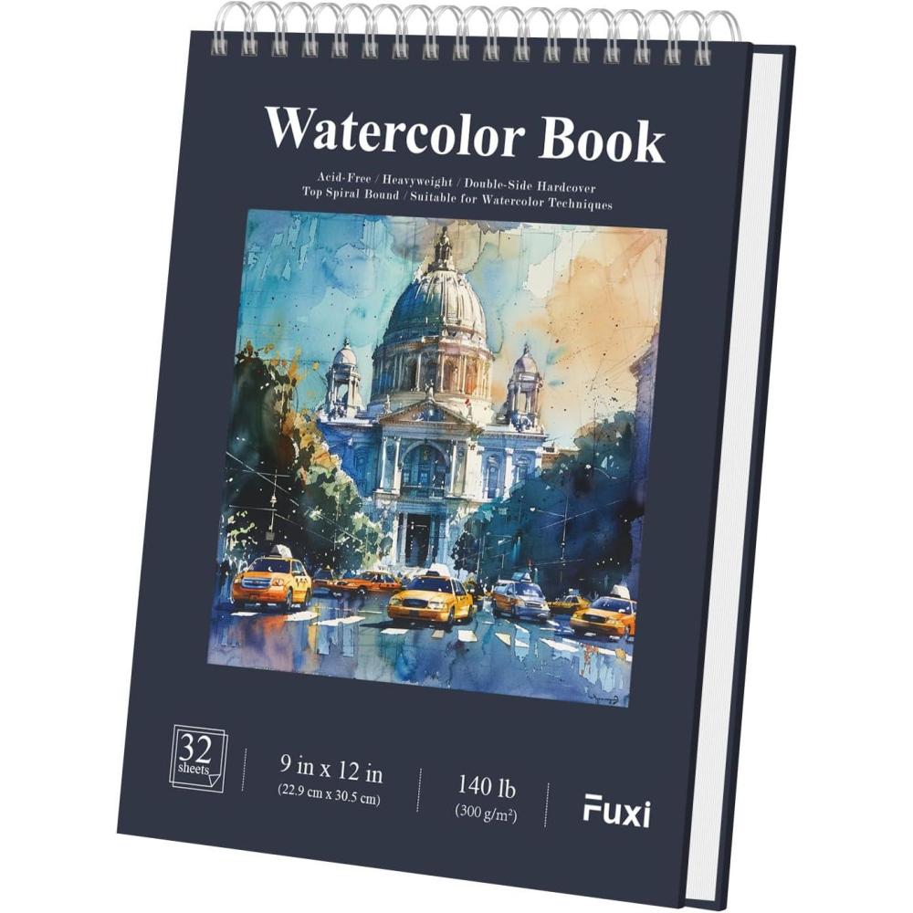 imageFuxi Art Supplies for Kids 912 Stocking Stuffers  Art Set with 60Sheet 73lb120gsm Sketch Book for Kids Ages 812 Jumbo Colored Pencils ampamp Crayons  Ideal Christmas Gifts for GrandkidsDark Blue