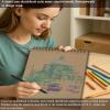 imageFuxi Art Supplies for Kids 912 Stocking Stuffers  Art Set with 60Sheet 73lb120gsm Sketch Book for Kids Ages 812 Jumbo Colored Pencils ampamp Crayons  Ideal Christmas Gifts for GrandkidsToned Tan