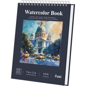 imageFuxi Art Supplies for Kids 912 Stocking Stuffers  Art Set with 60Sheet 73lb120gsm Sketch Book for Kids Ages 812 Jumbo Colored Pencils ampamp Crayons  Ideal Christmas Gifts for GrandkidsDark Blue